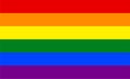 LGBT pride Colorful flag background banner vector