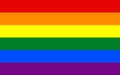LGBT pride flag or Rainbow pride flag include of Lesbian, gay, bisexual, and transgender flag of LGBT organization Royalty Free Stock Photo