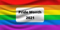 LGBT Pride Month concept vector fot poster, card, banner. Social event in June