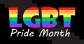 LGBT Pride Month concept vector fot poster, card, banner. Social event in June