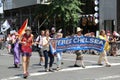 LGBT Pride Parade participants demanding freedom for Chelsey Manning in New York