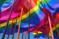 LGBT Q photo style: Pride flags and colors