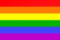 LGBT rainbow flag background. Lesbian, gay, bisexual, and transgender flag of LGBT organization. Equality, love, pride concept