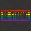 LGBTQ text background