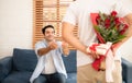 LGBT Young surprises boyfriend with roses