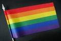 LGBTQ+ Rights Pride Flag, LGBT Gay Pride Rainbow Flag. Lesbian, gay, bisexual, and transgender flag