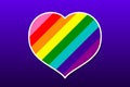 Lgbtq symbol sign background bisexual. gay sex Royalty Free Stock Photo