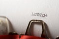 LGBTQ concept view Royalty Free Stock Photo