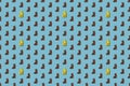lgbtqia background seamless pattern bunny blue