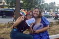 LGBTQIA  Couples celebrate Pride 2025 in the Philippines Royalty Free Stock Photo