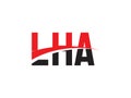 LHA Letter Initial Logo Design