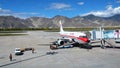 Lhasa airport, Tibet Royalty Free Stock Photo