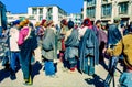 local people from the hills meet in the old part near the Jokhan palace