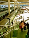 The Lhasa train station, departure point for the Qingzang railway. Lhasa, Tibet, China Royalty Free Stock Photo