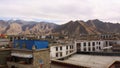 The Lhasa's building with the mountain Royalty Free Stock Photo