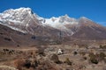 Lho village in Manaslu Conservation Area in the Nepal Himalaya