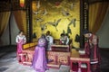 The Li Bai Memorial Hall in Caishiji Park, Maanshan City, Anhui Province Royalty Free Stock Photo