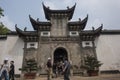 The Li Bai Memorial Hall in Caishiji Park, Maanshan City, Anhui Province Royalty Free Stock Photo