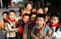 Li An, China: Chinese Schoolchildren Royalty Free Stock Photo