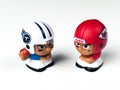 Li`l Teammates Toy Figures Titans vs. Chiefs Royalty Free Stock Photo