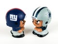 Li`L Teammates Toys, Giants and Cowboys Figures Royalty Free Stock Photo