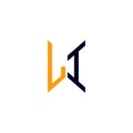 LI letter logo creative design with vector graphic,