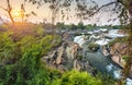 Li Phi Somphamit Waterfalls-Don Khon island,Si Phan Don,Southern Laos