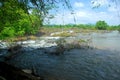 At the Li Phi Waterfalls near Don Det