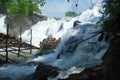 At the Li Phi Waterfalls near Don Det