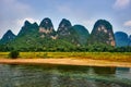 Li river, Guilin Yangshuo Guangxi China Royalty Free Stock Photo