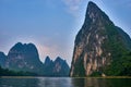 Li river, Guilin Yangshuo Guangxi China Royalty Free Stock Photo