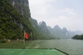 Li River and Karst Mountains of Guilin Royalty Free Stock Photo