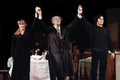 Lia Williams, Michael Gambon and Christian Camargo on Broadway Stage in Manhattan in 199