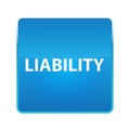 Liability shiny blue square button