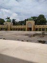 the liaison hall of the Mataram Lombok Islamic Center, the concept of a blend of local and Middle Eastern Royalty Free Stock Photo