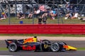 Liam Lawson races in round 4 of the 2021 Formula 2 season at Silverstone Royalty Free Stock Photo
