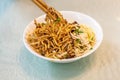 LiangMian cold noodles chinese dish