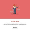 Liar man lawyer information design
