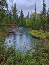 Liard River Hot Springs BC Canada Royalty Free Stock Photo