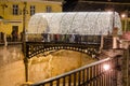 Liars bridge, Sibiu, Romania Royalty Free Stock Photo