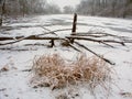 Lib Conservation Area Winter Scene Royalty Free Stock Photo