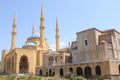 Libanon: The Mohammad al Amin Mosque in the center of Beirut-City Royalty Free Stock Photo