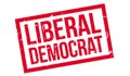 Liberal Democrat rubber stamp Royalty Free Stock Photo