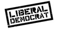 Liberal Democrat rubber stamp Royalty Free Stock Photo