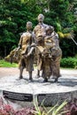 The Liberated Slave Monument in Venn`s Town Mission Lodge, Seychelles