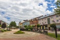 The Liberation Square in Michalovce city, Slovakia