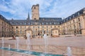 Liberation Square and the Palace of Dukes of Burgundy (Palais des ducs de Bourgogne) in Dijon, France. Beautiful town Royalty Free Stock Photo