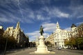 Liberdade Square in Porto, Portugal Royalty Free Stock Photo