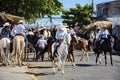 El Tope, the Costa Rican National Day of Horsesman in Liberia Royalty Free Stock Photo