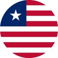 Liberia Flag illustration vector eps